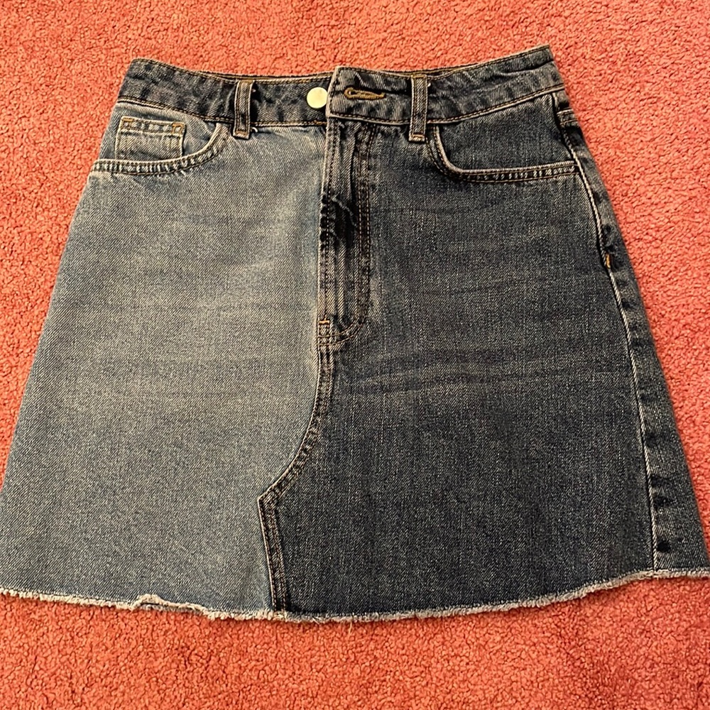French connection Jean skirt
